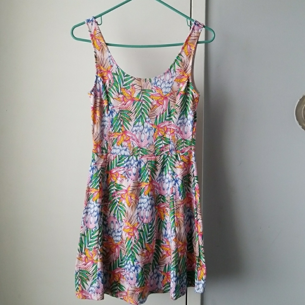 Colorful skater dress